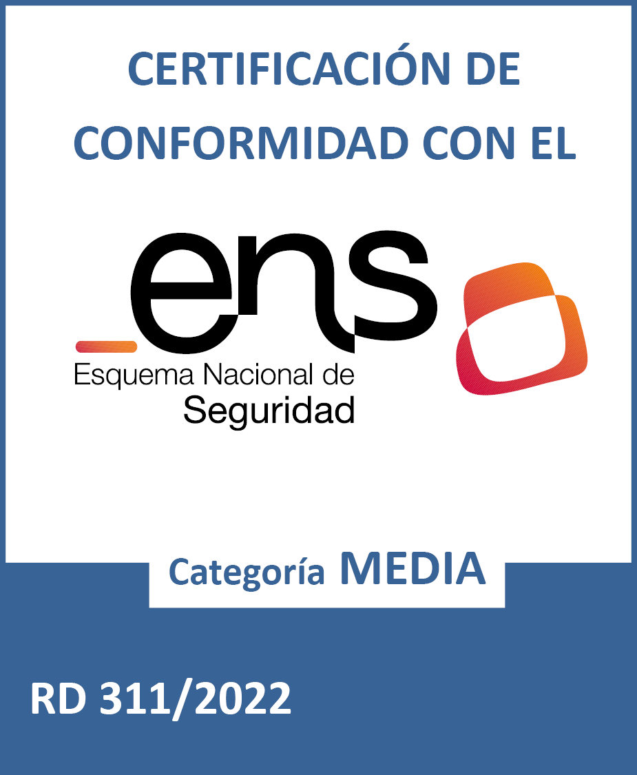 Distintivo ENS categoría MEDIA